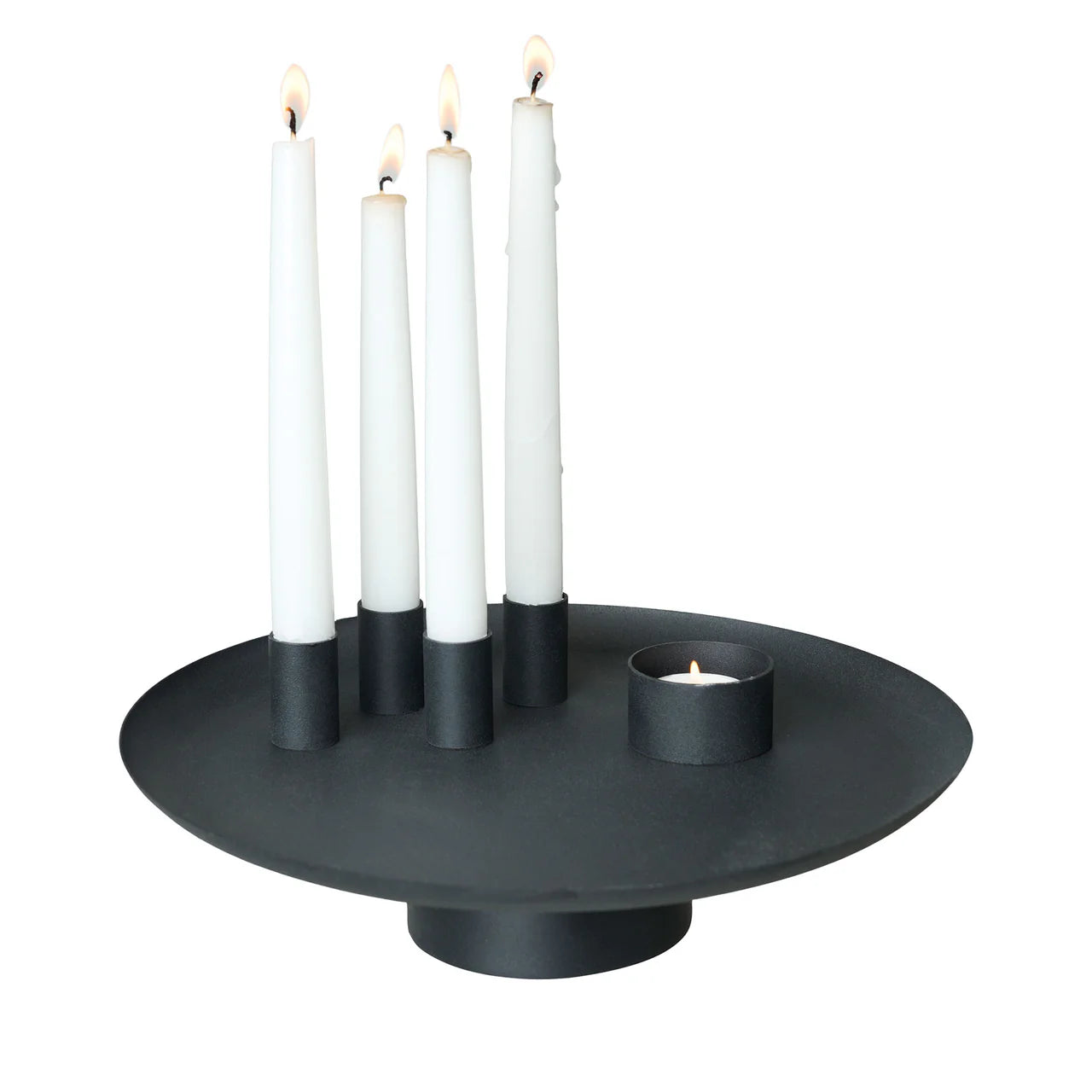 Matthæus Tablett D30 cm mit Kerzenhalter